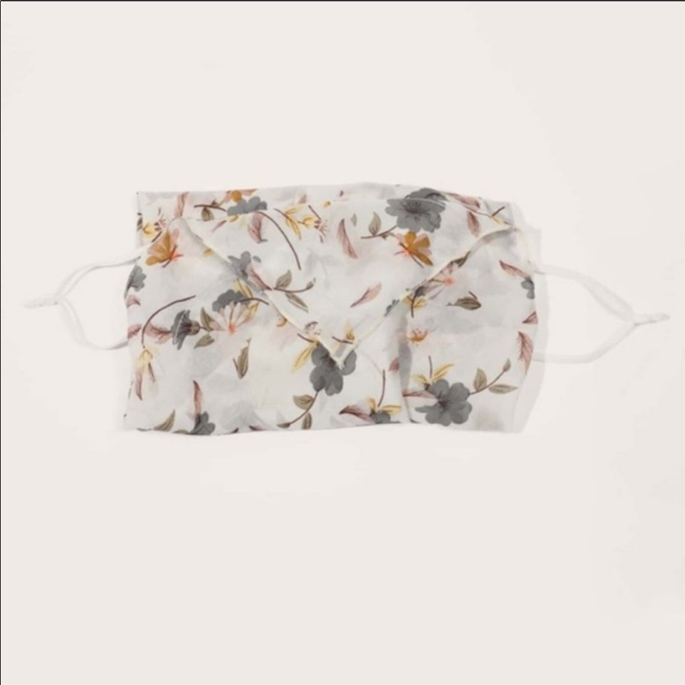 Floral Print Convertible Scarf / Face Mask - Picture 2 of 4